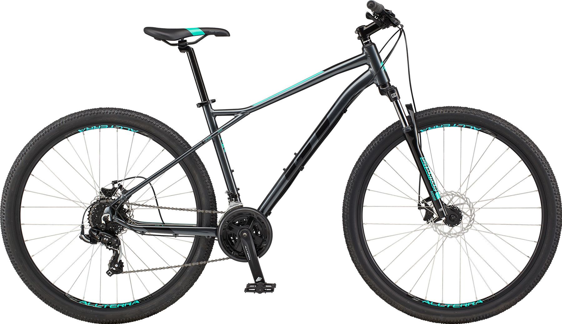 GT Aggressor Sport MicroSHIFT 29'' Black 2022 | Alltricks.com