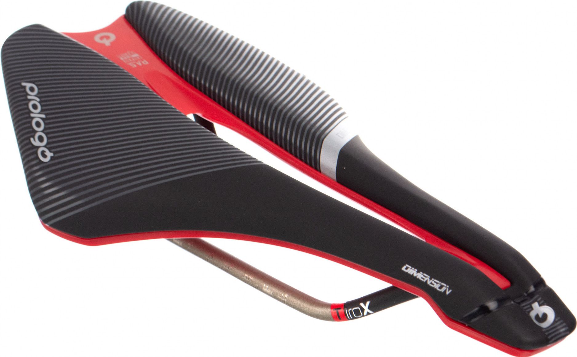 Selle Prologo Dimension Tirox Noir/Rouge Alltricks.fr