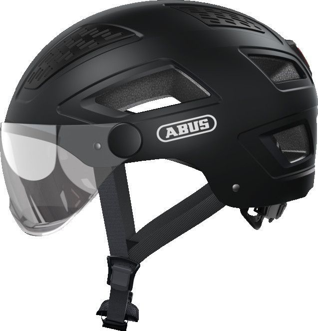 Casque vélo femme Abus Hyban 2.0 Velvet texture unique visière