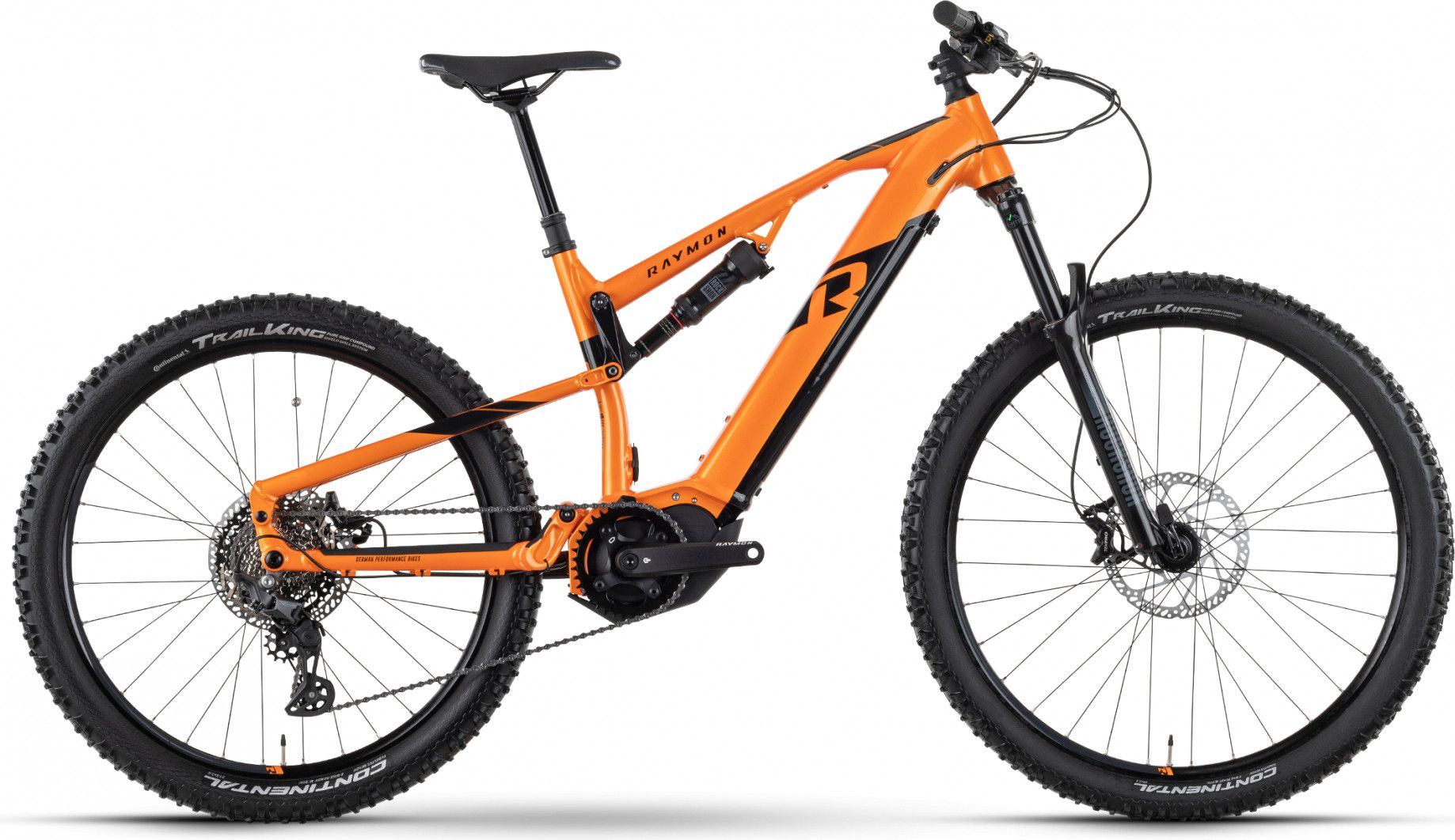 Raymon TrailRay 140E 8.0 Shimano Deore 10V 630 Wh 29 27.5 Orange 2023 Alltricks