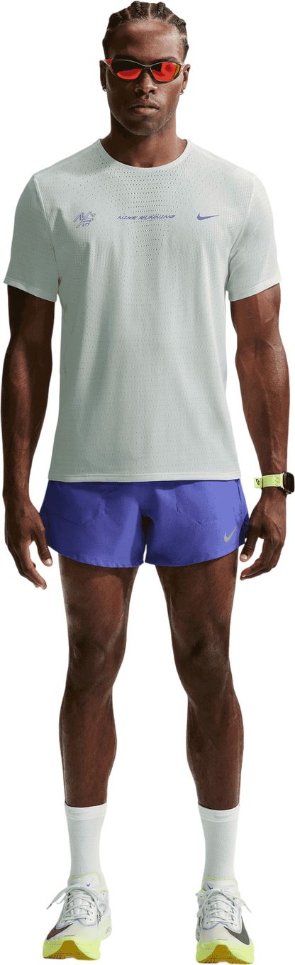 Nike AeroSwift Short Sleeve Jersey Green Men's | Alltricks.com