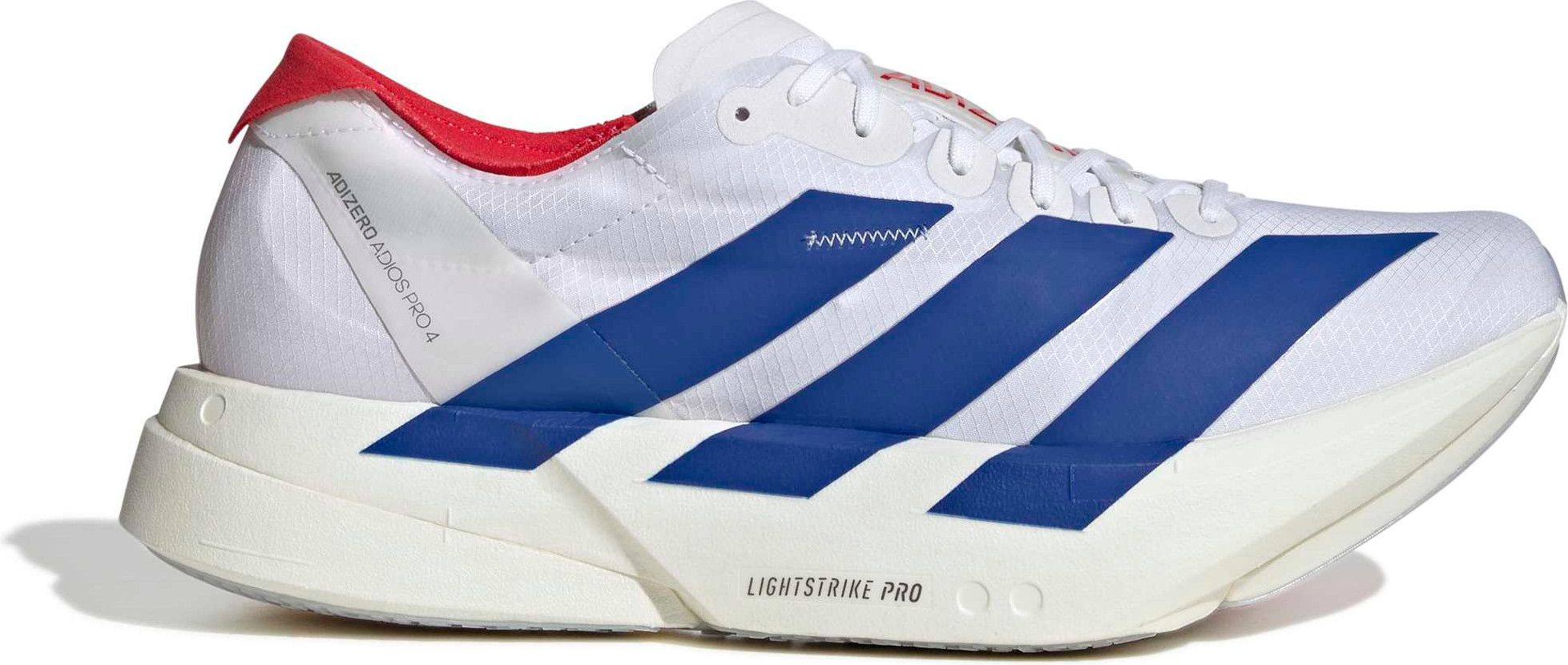 Zapatillas de running adidas Adizero Adios Pro 4 Blanco/Azul/Rojo