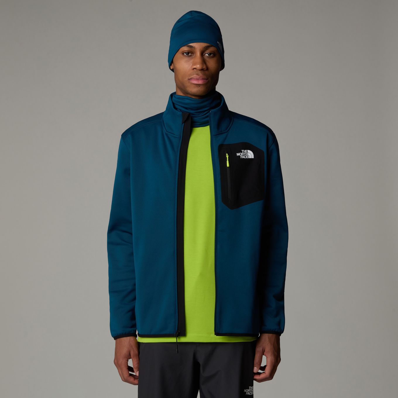 Forro polar con cremallera completa The North Face Crest Azul - Main Image