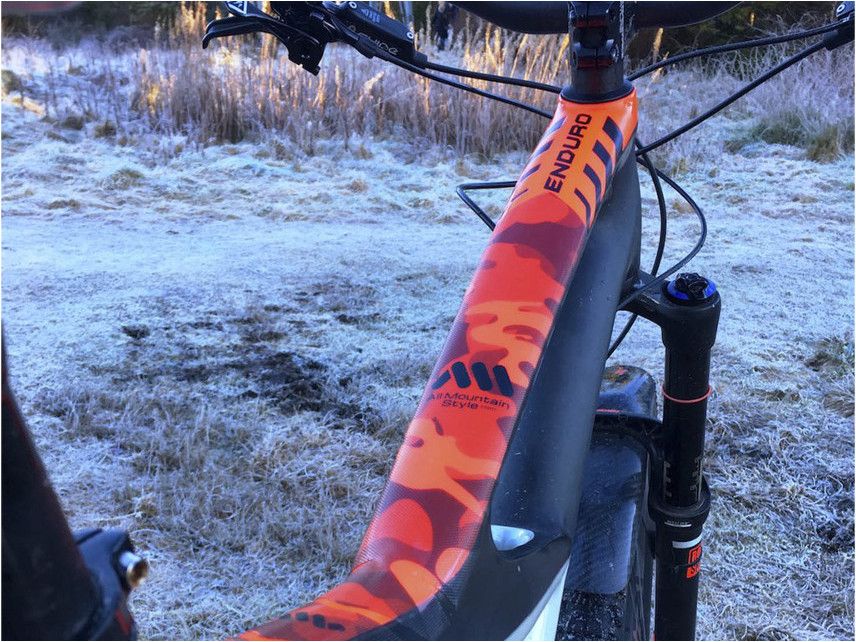 ALL MOUNTAIN STYLE XL Frame Guard Kit 10 pcs Camo Alltricks