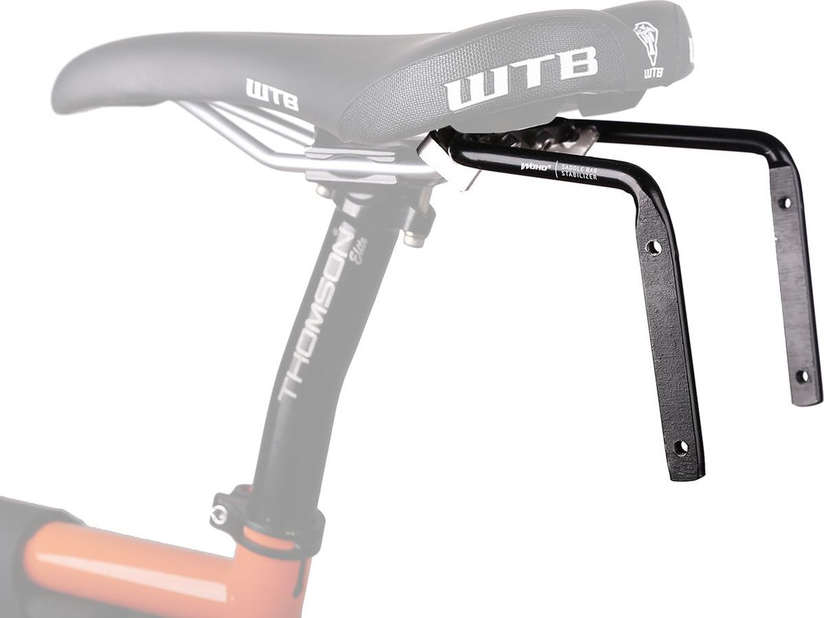 Stabilisateur De Sacoche De Selle Ardorman – Alliage D'aluminium, Anti-secousse, Avec Fixations Pour Bouteille – Noir