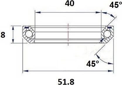RITCHEY Roulement de Direction WCS 1.5 Pouce - Modèle Gold