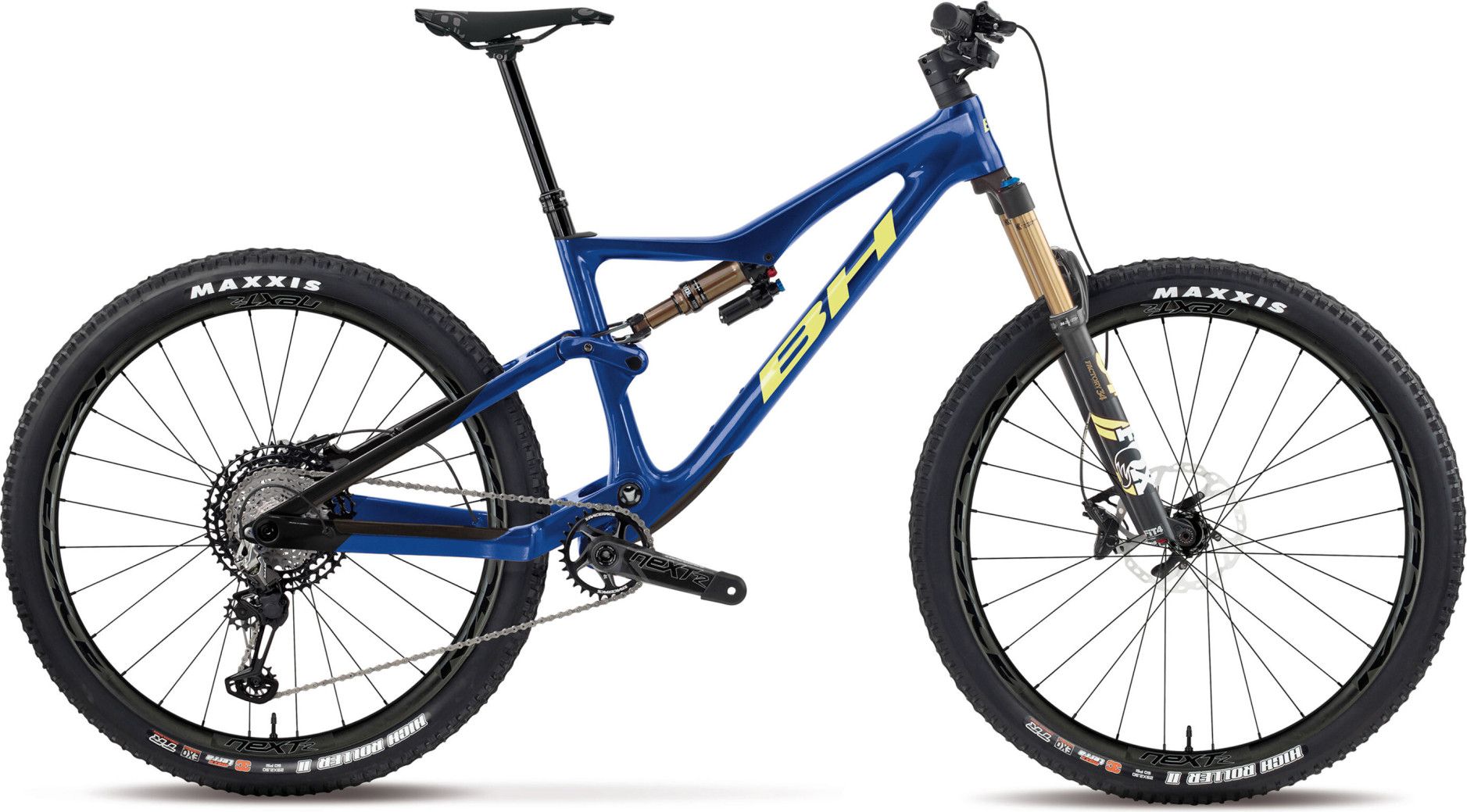 Bh Bikes Lynx Trail Carbon Full Suspension MTB Shimano XTR 12S 29''  Blue/Yellow 2022