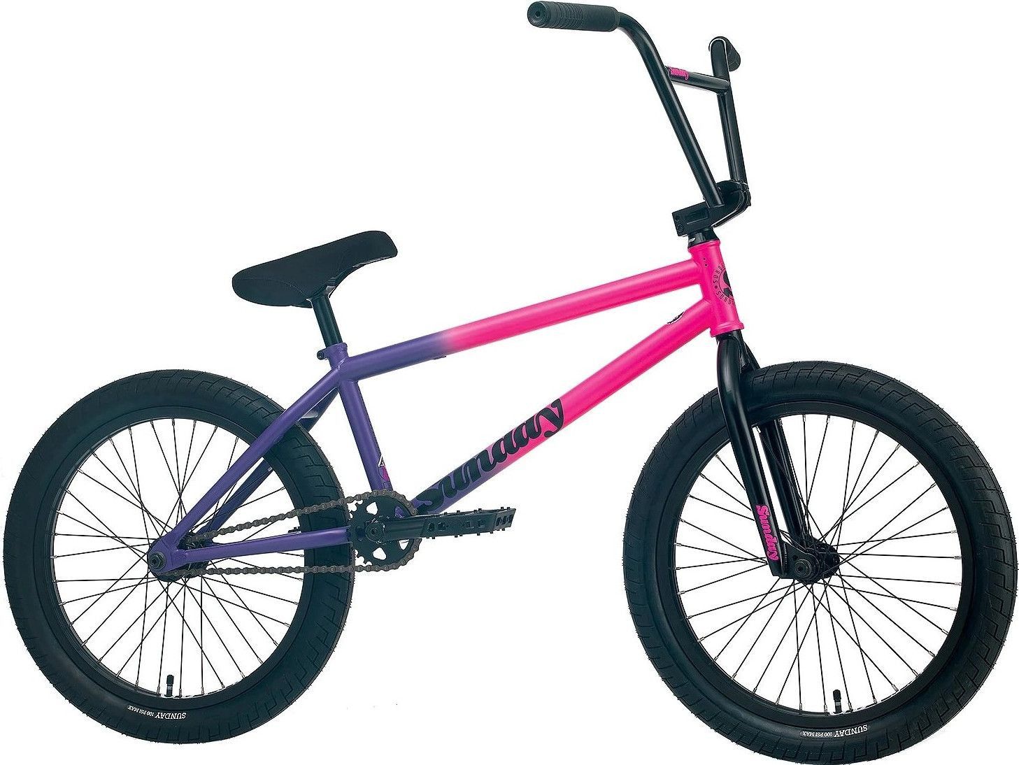 BMX SUNDAY STREET SWEEPER 20.75” Bmx Sunday Street Sweeper 20.75 Mattepink X Grape Fade (Seeley