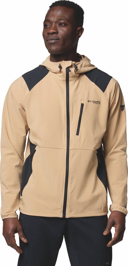 Columbia Triple Canyon Beige Men's Softshell Jacket | Alltricks.com