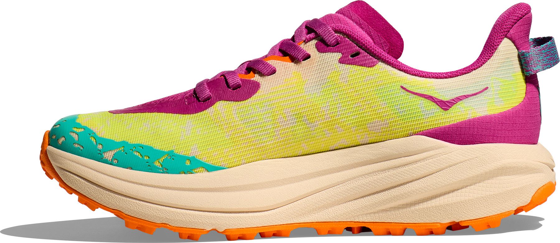 Hoka Speedgoat 6 Youth Trail Shoes Pink/Multicolor Child