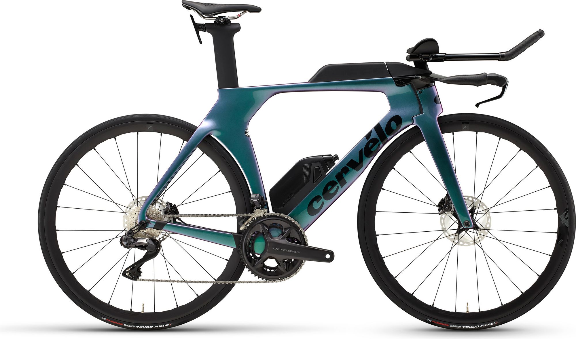 Vélo de Triathlon Cervélo P5 Shimano Ultegra Di2 12V 700 mm Bleu