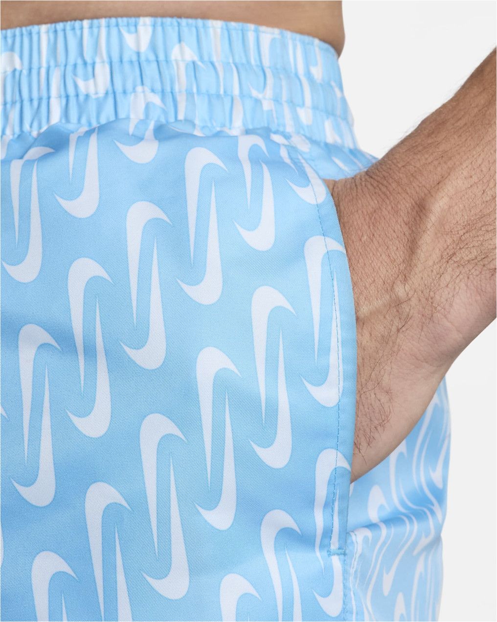 Nike Swoosh Link Swim Shorts Blue | Alltricks.com