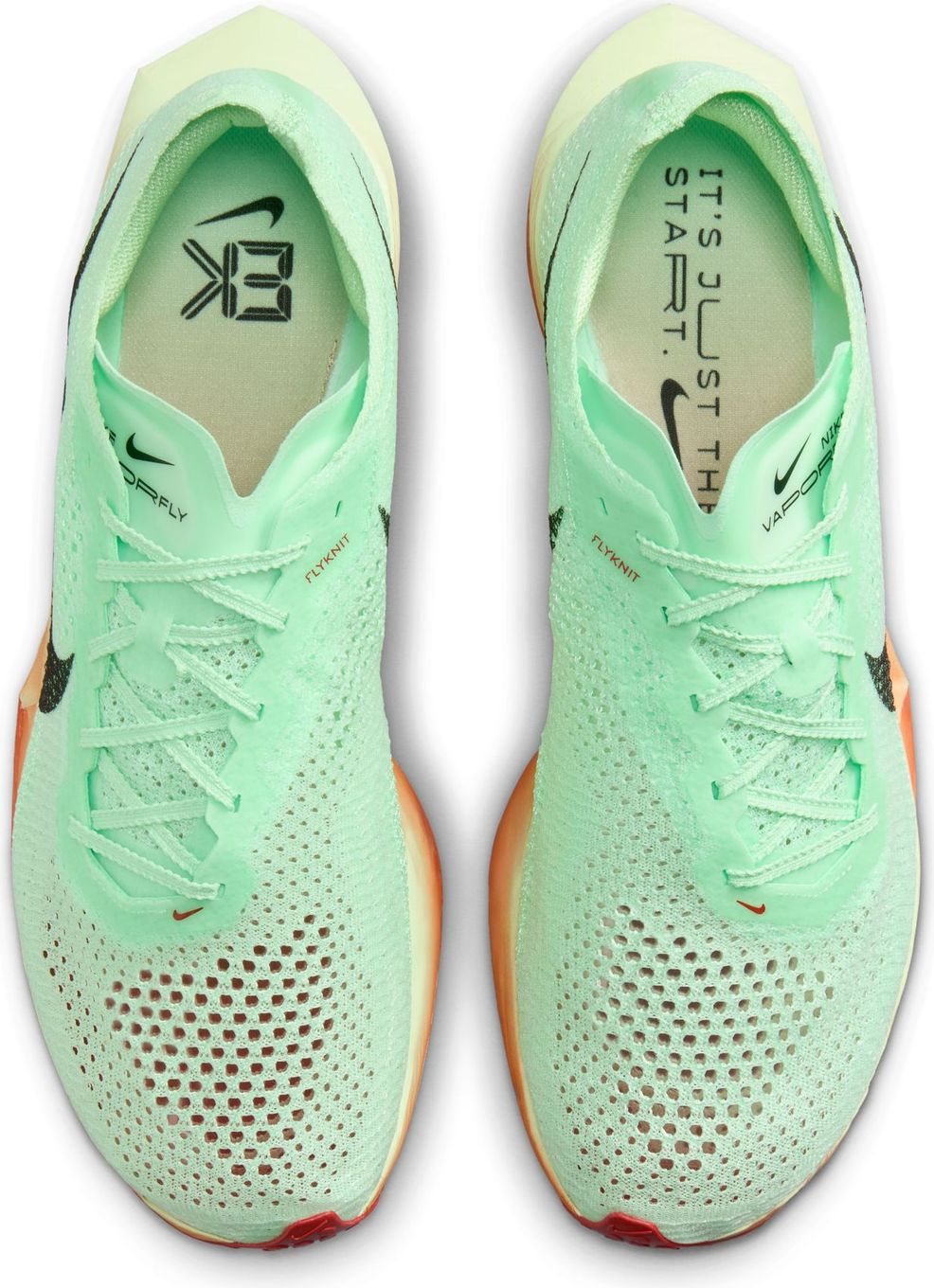 Nike Vaporfly 3 Running Shoes Eliud Kipchoge Green/Orange