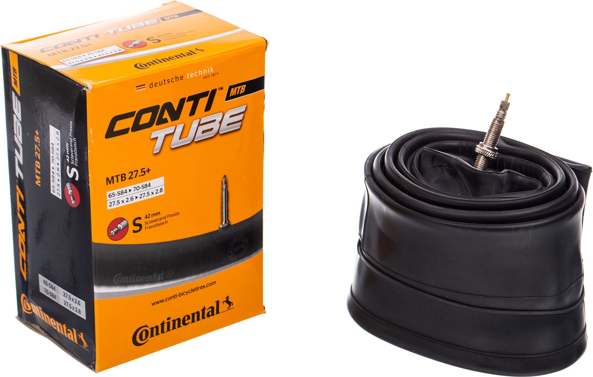 Continental MTB 27.5 Plus Standard Tube Presta 42 mm Alltricks