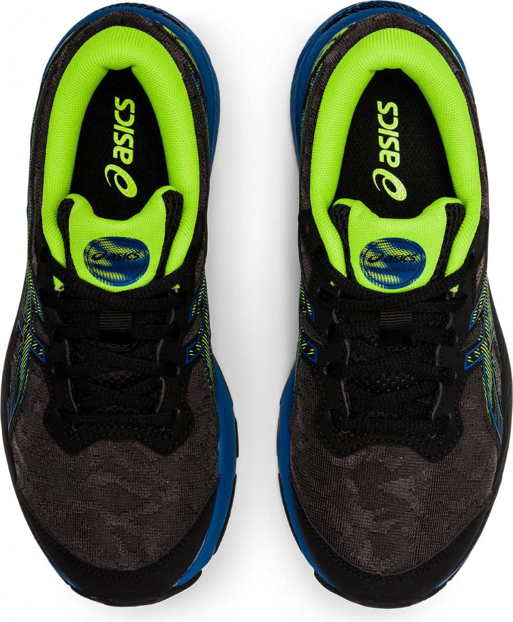 Asics Gel Cumulus 23 GS Running Shoes Black Blue Yellow Kids Alltricks