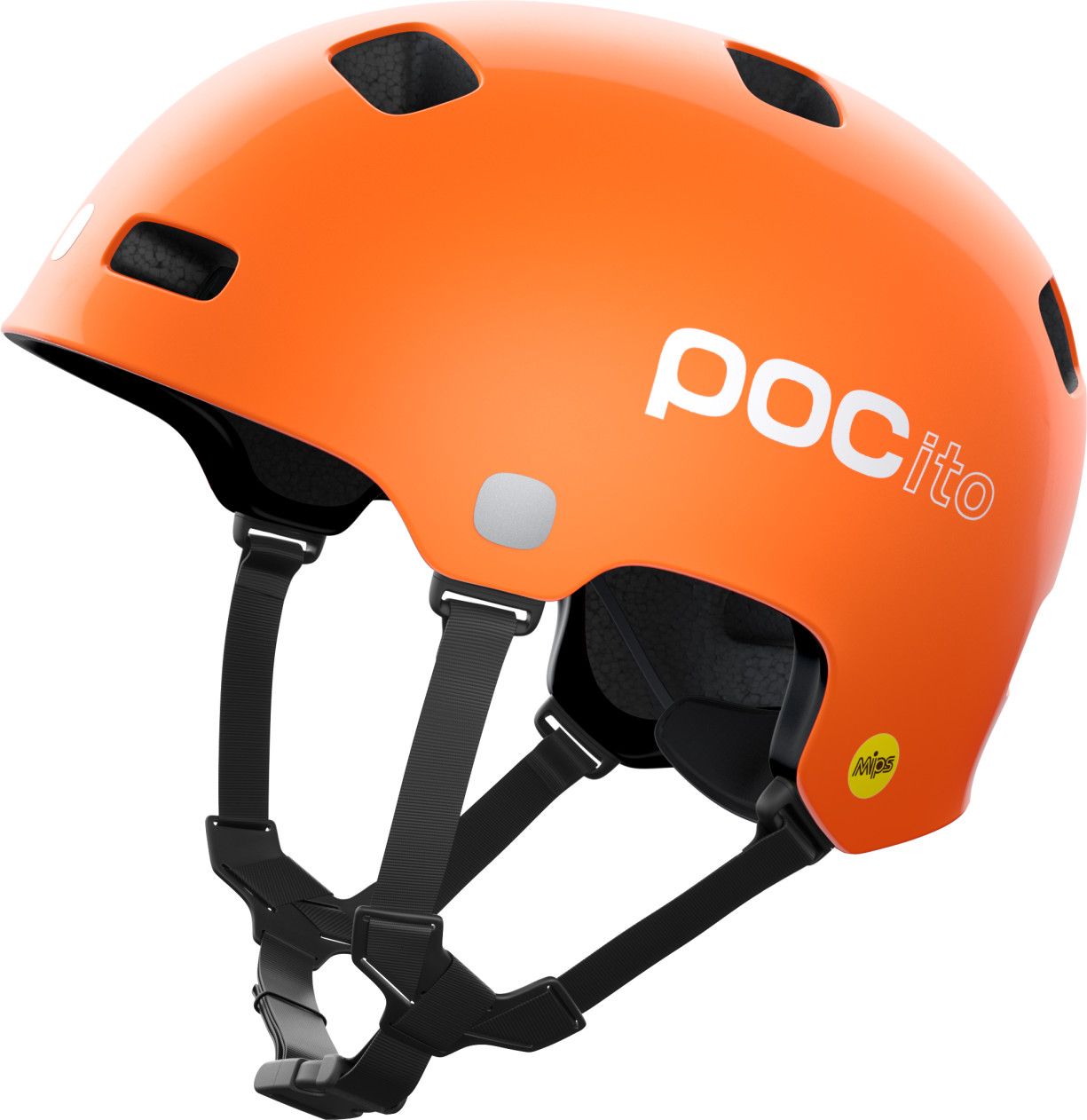 Poc Pocito Crane Mips Fluorescent Orange Helmet | Alltricks.com