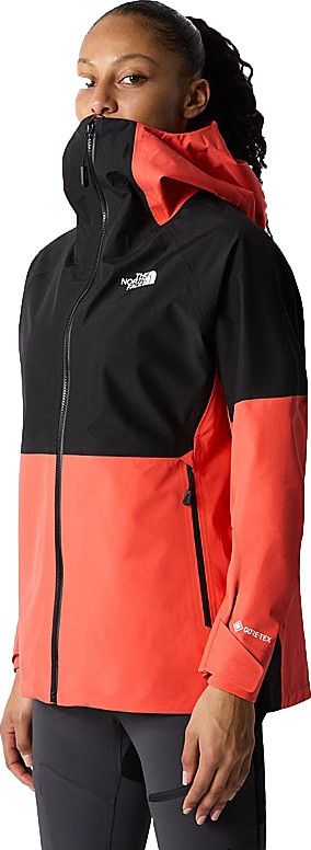 The North Face Jazzi Gore Tex Women s Waterproof Jacket Orange Black Alltricks