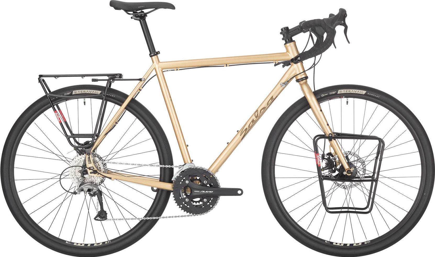 Salsa Marrakesh Travel Bike Shimano Alivio Acera 9S 700mm Gold 2021 Alltricks