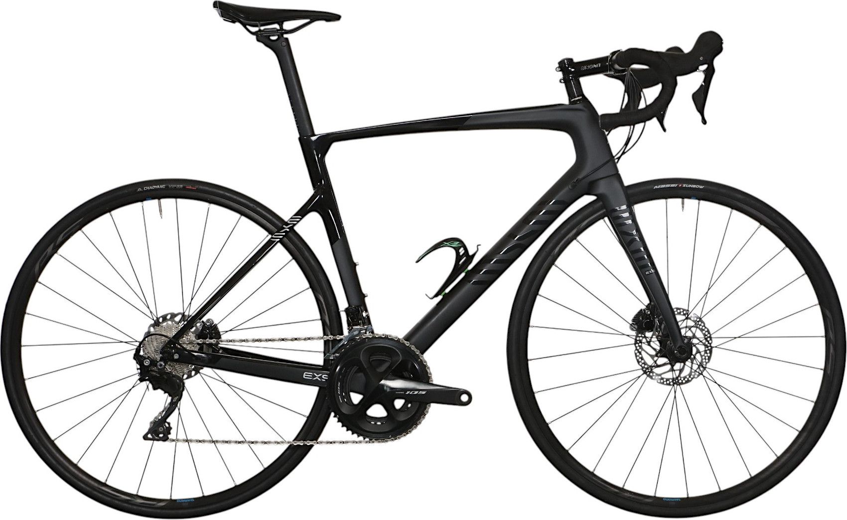 Vélo De Route Carbone EXS – Taille M, Rouge Et Noir, 10 Vitesses