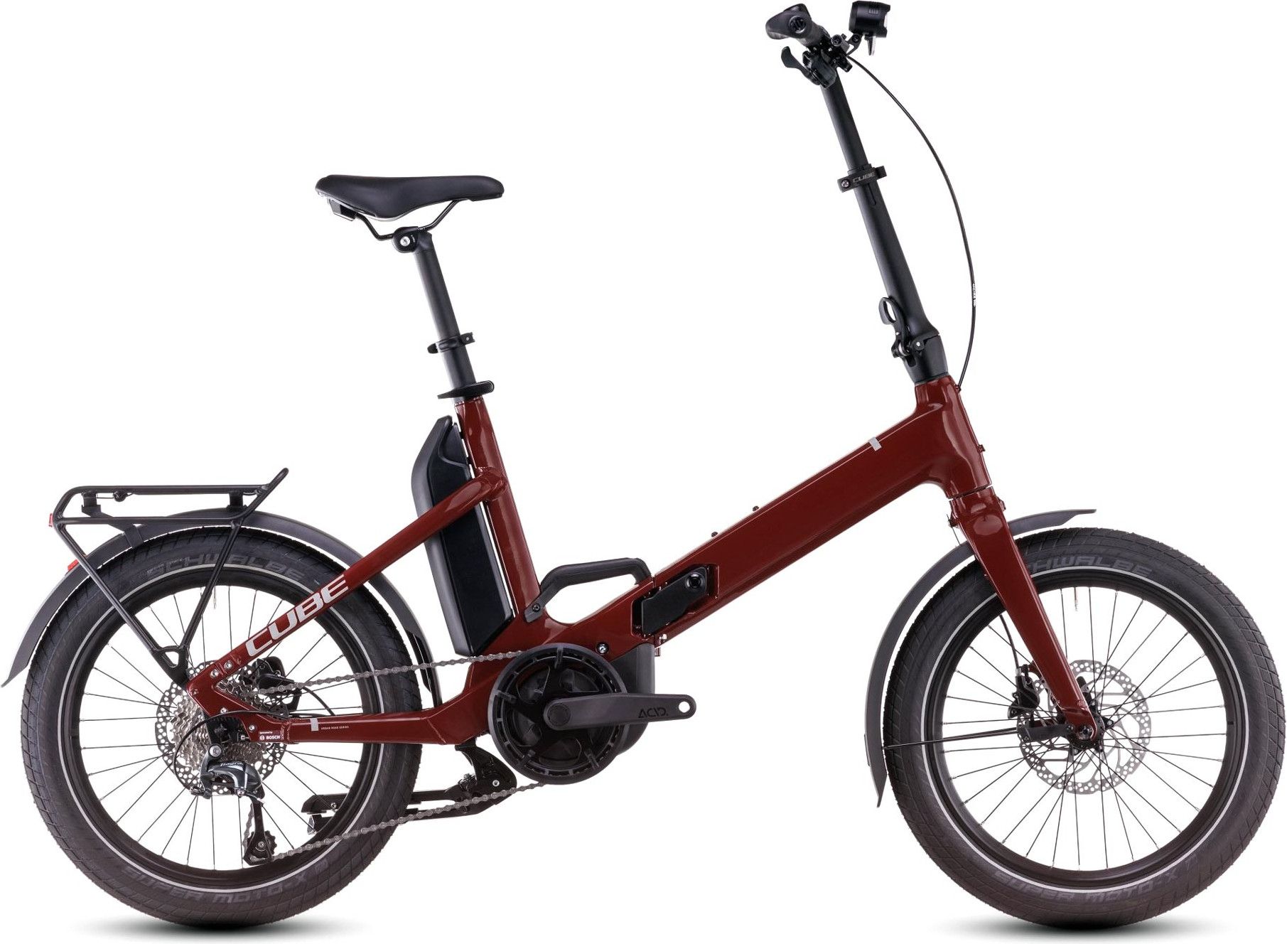 Cube Fold Hybrid 500 Foldable Electric Bike Shimano Tiagra 10S 500