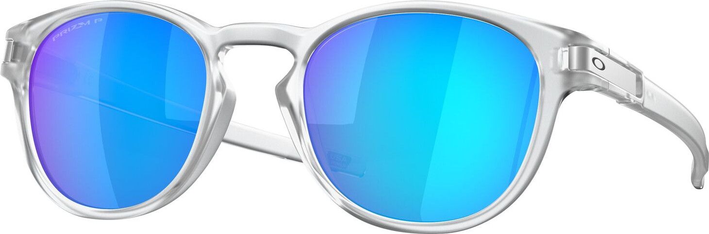 Oakley Latch Matte Clear Prizm Sapphire Polarized / Ref: OO9265-6553