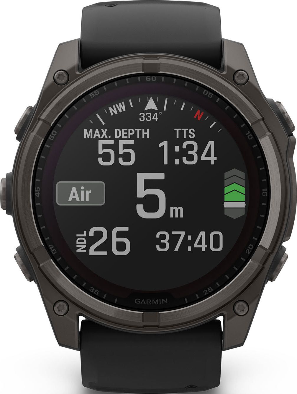 Garmin Fēnix 8 Solar - 51 mm Sapphire Titanium Carbon Gray DLC GPS