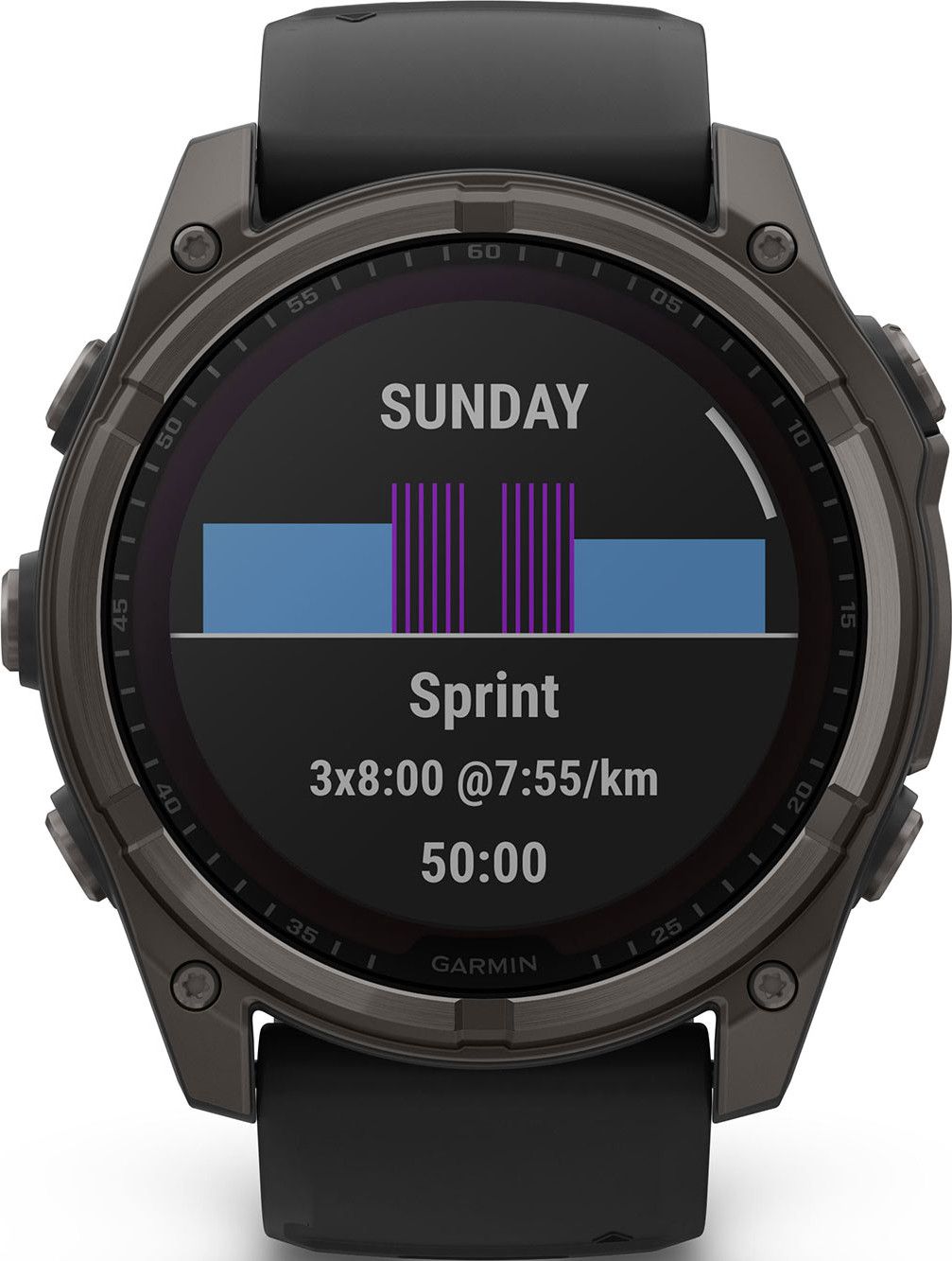Garmin Fēnix 8 Solar - 51 mm Sapphire Titanium Carbon Gray DLC GPS