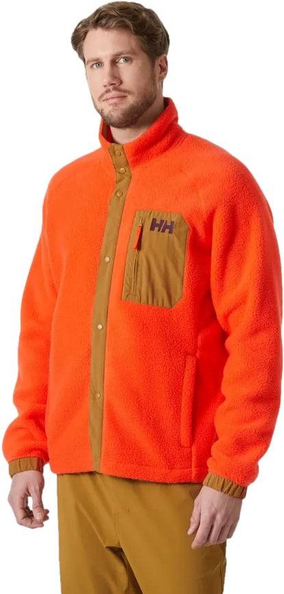 Helly Hansen Panorama Men's Fleece Jacket Pile Snap Red