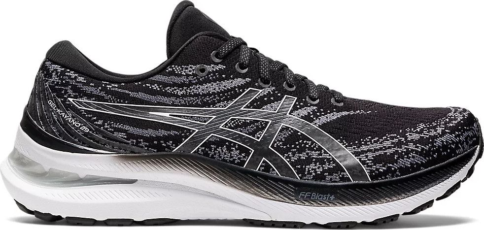 Asics gel kayano 25 2e mens running shoes white / black hotsell