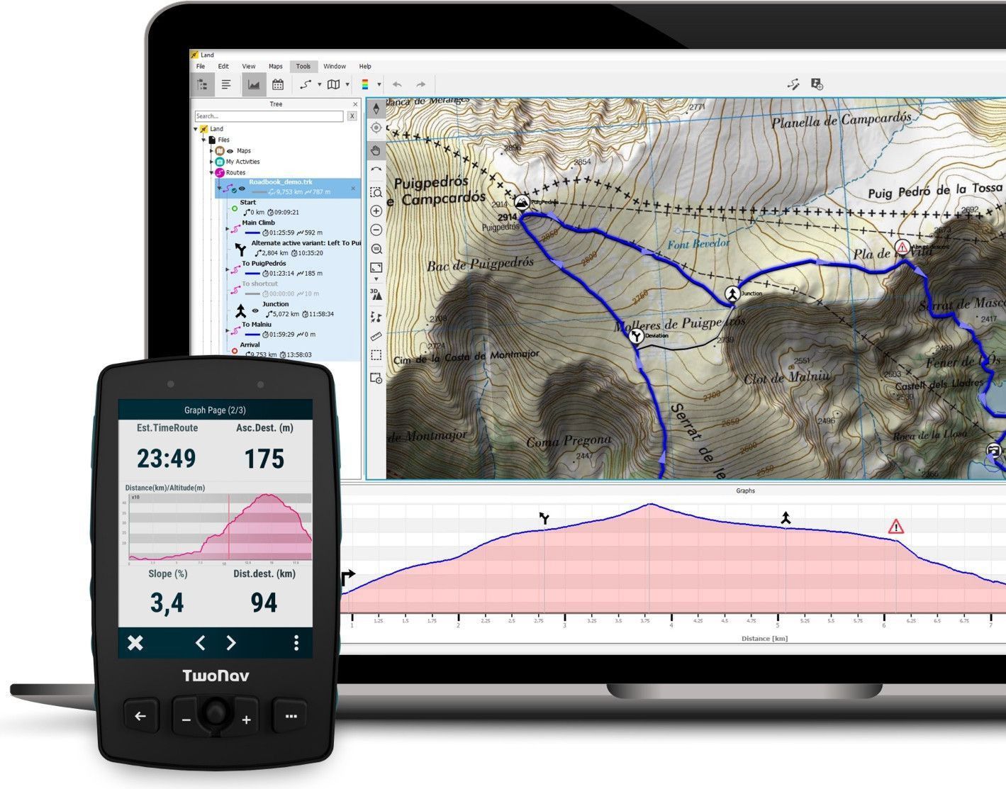 Holux TwoNav - Batterie de rechange (1150 mAh) pour le GPS Sportiva 2