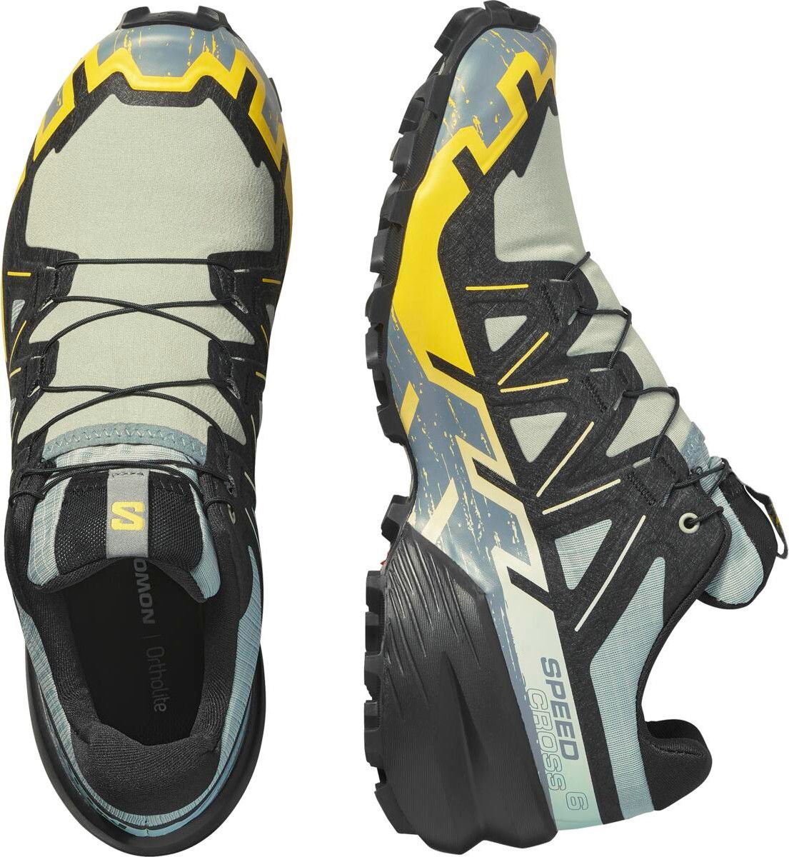 Salomon Grey Trail Runners with Yellow and Blue Accents Salomon XT-6 Trail  main image 2