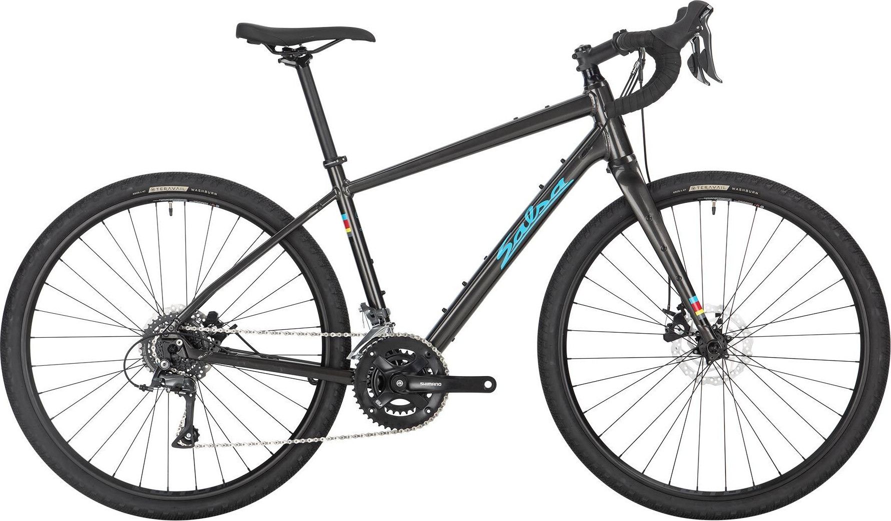 Gravel Bike Salsa Journeyer Claris 8V 650b Black