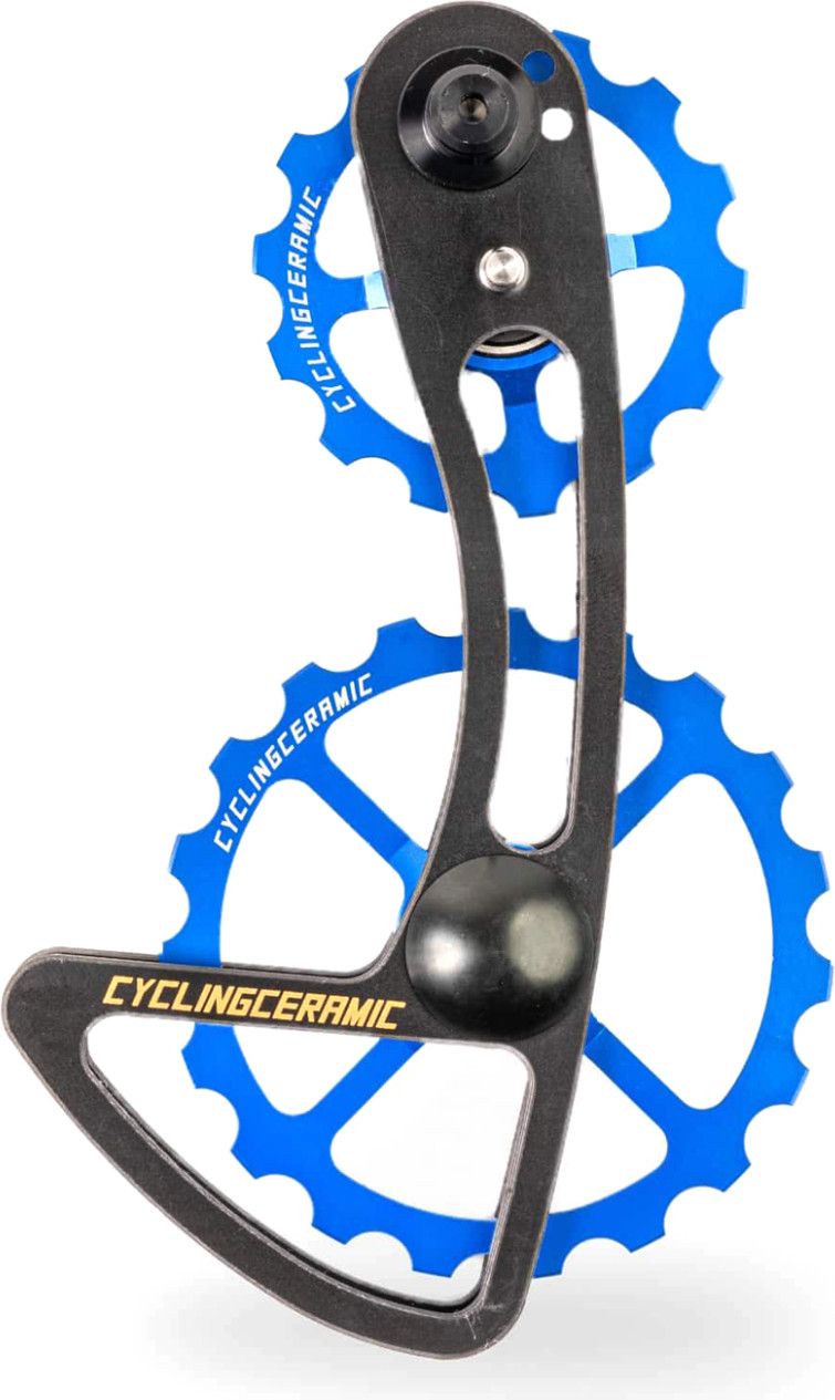 CyclingCeramic Oversized Derailleur Cage 14 19T for Shimano 105 R7000 11S Derailleur Blue Alltricks