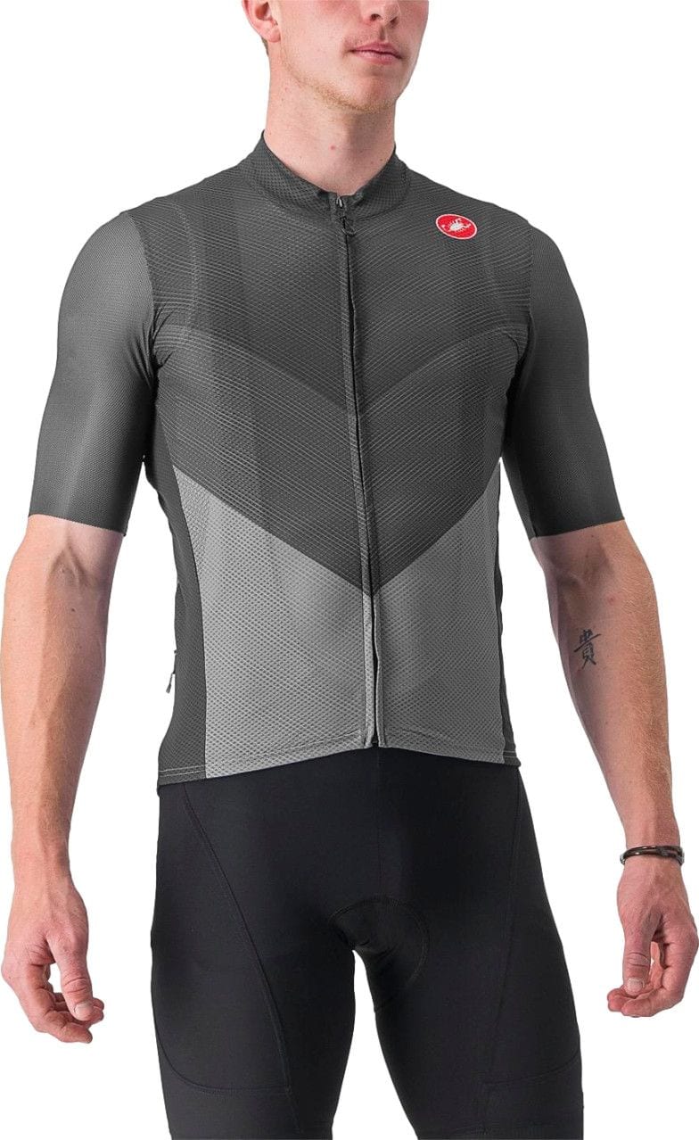 Castelli Endurance Pro 2 Short Sleeve Jersey Dark Grey Alltricks