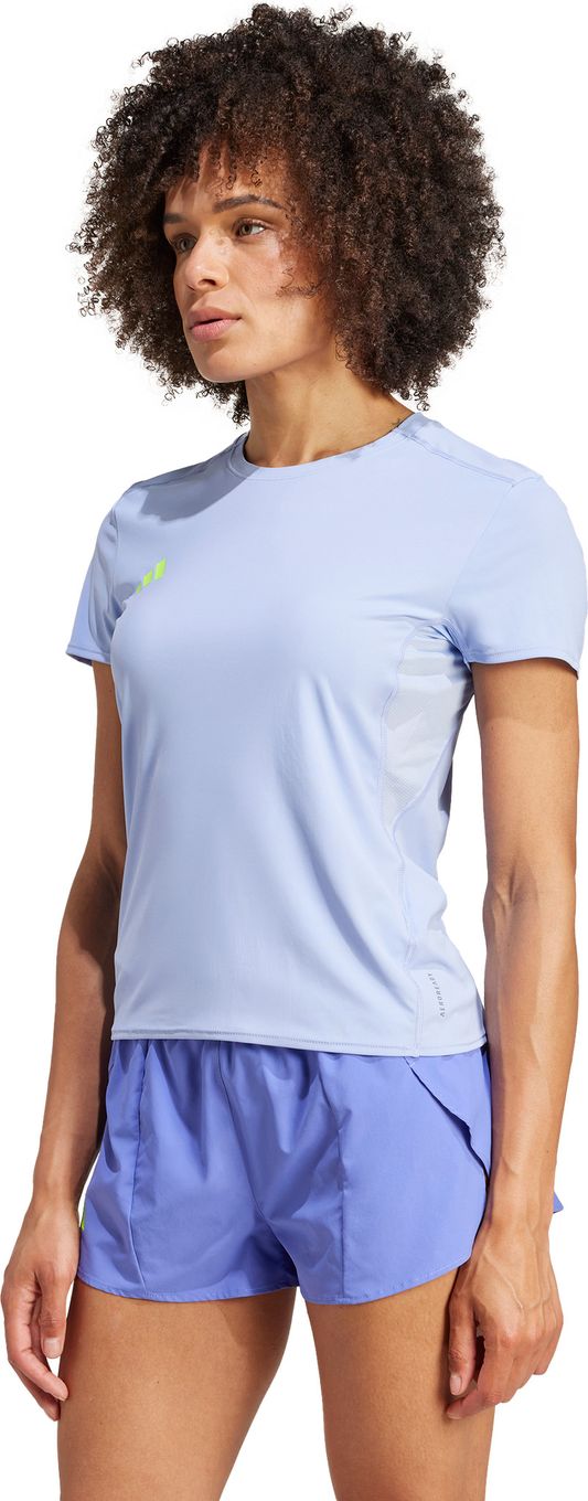 adidas Adizero Blue Women s short sleeve jersey Alltricks