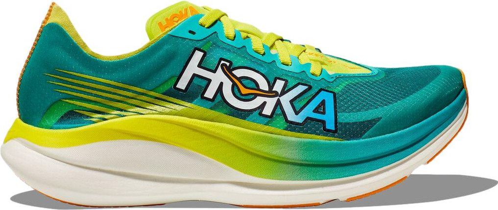 Zapatillas Hoka Rocket X 2 - Azul Verde Amarillo - Unisex