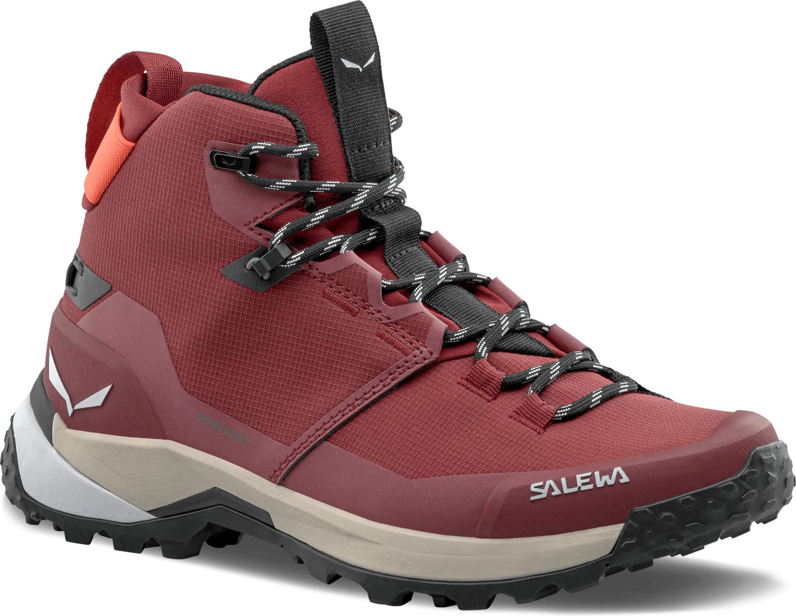 Damen-Wanderschuhe Salewa Puez Mid Powertex Bordeaux