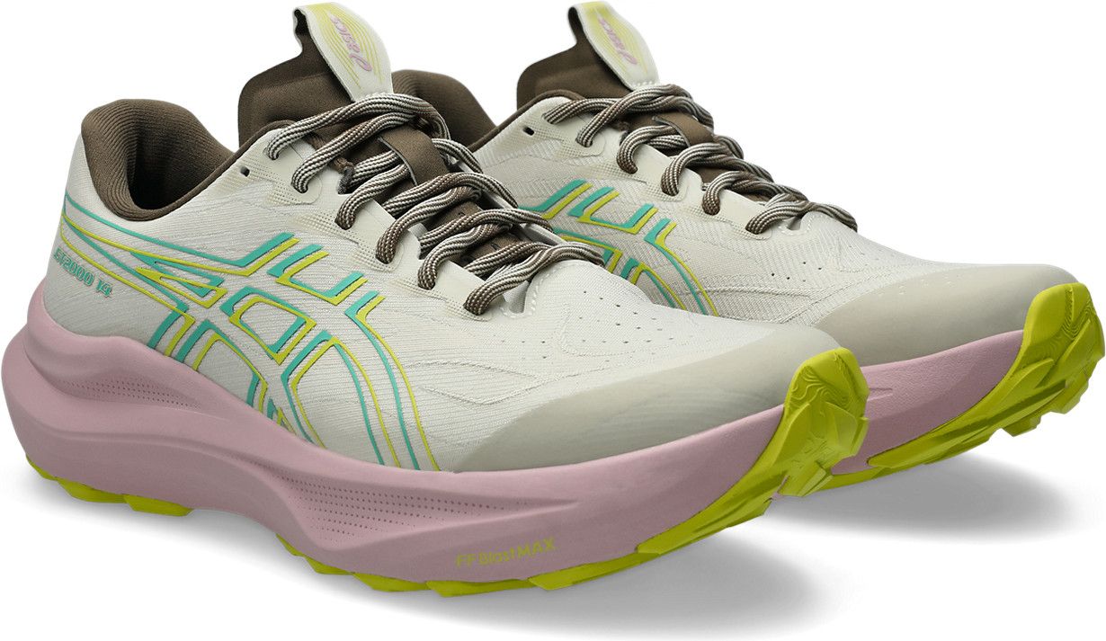 Asics GT-2000 14 TR Running Shoes for Women in Beige/Pink/Green 