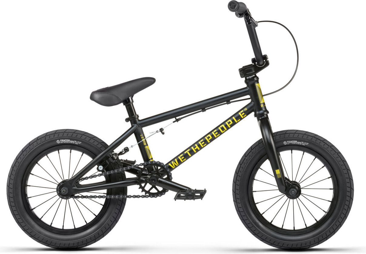 BMX Freestyle WeThePeople Riot 14.5TT matt Black / Yellow