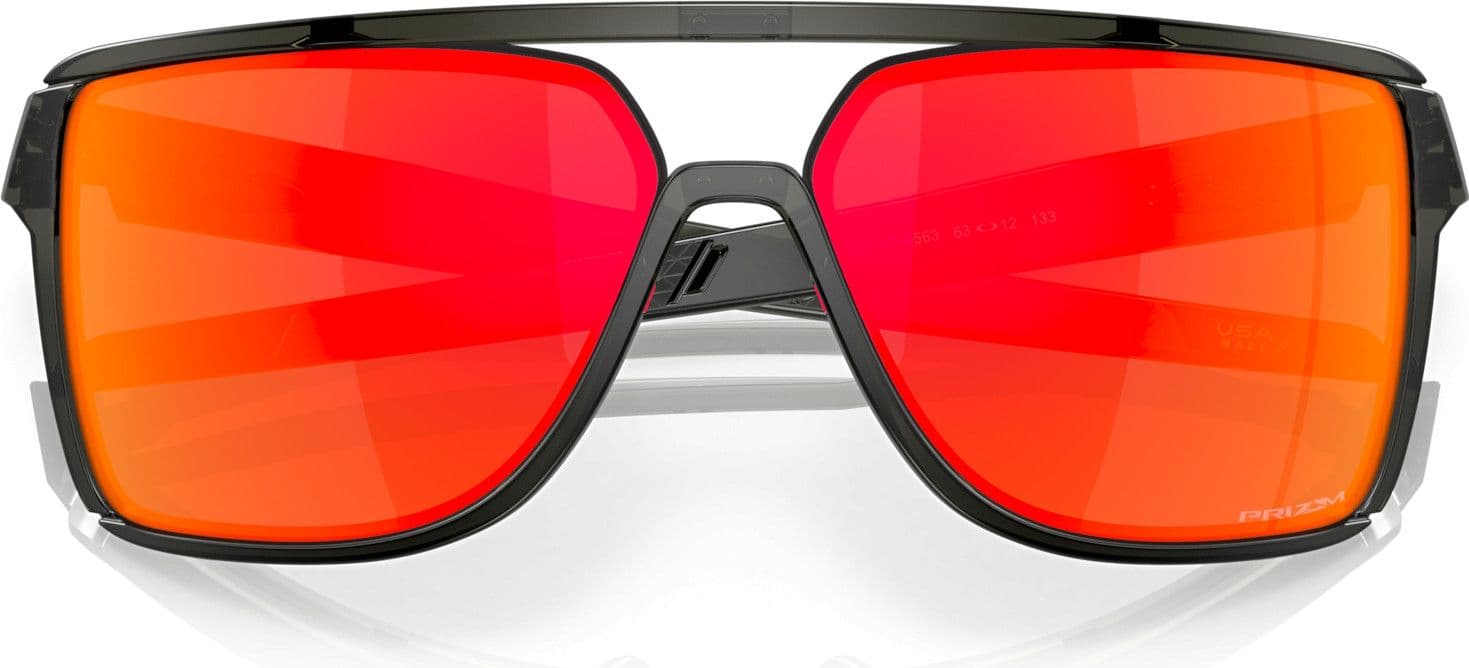 Oakley Castel Matte Grey Smoke Prizm Ruby / Ref: OO9147-0563