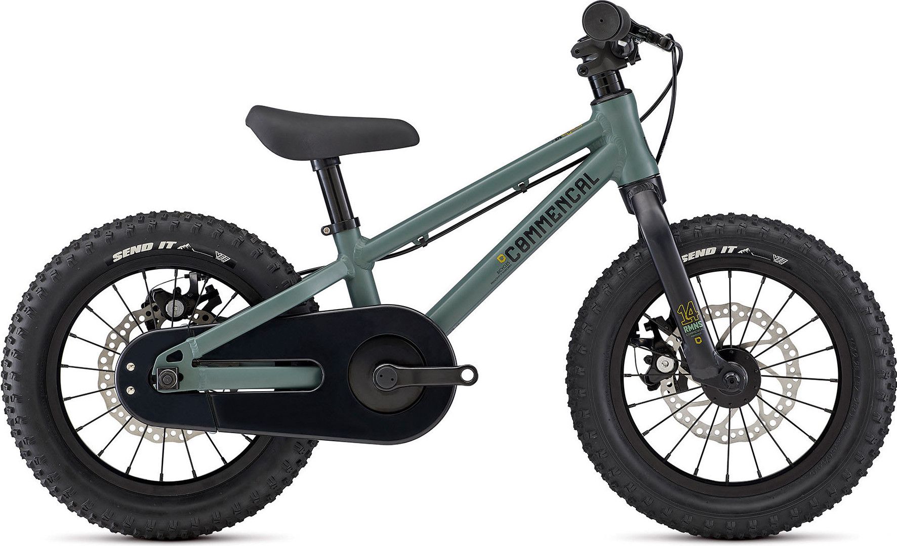 VTT Rigide Enfant Commencal Ramones 14 Single Speed 14'' Vert I ans