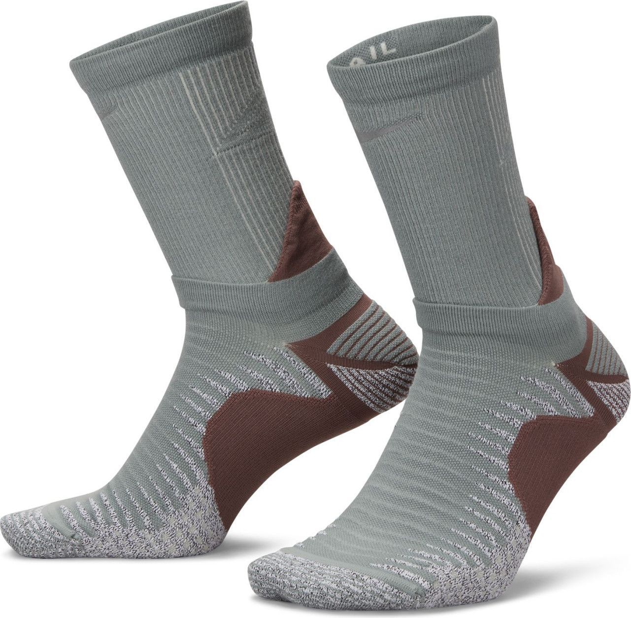 Nike Trail Running Crew Unisex Socks Grey Alltricks