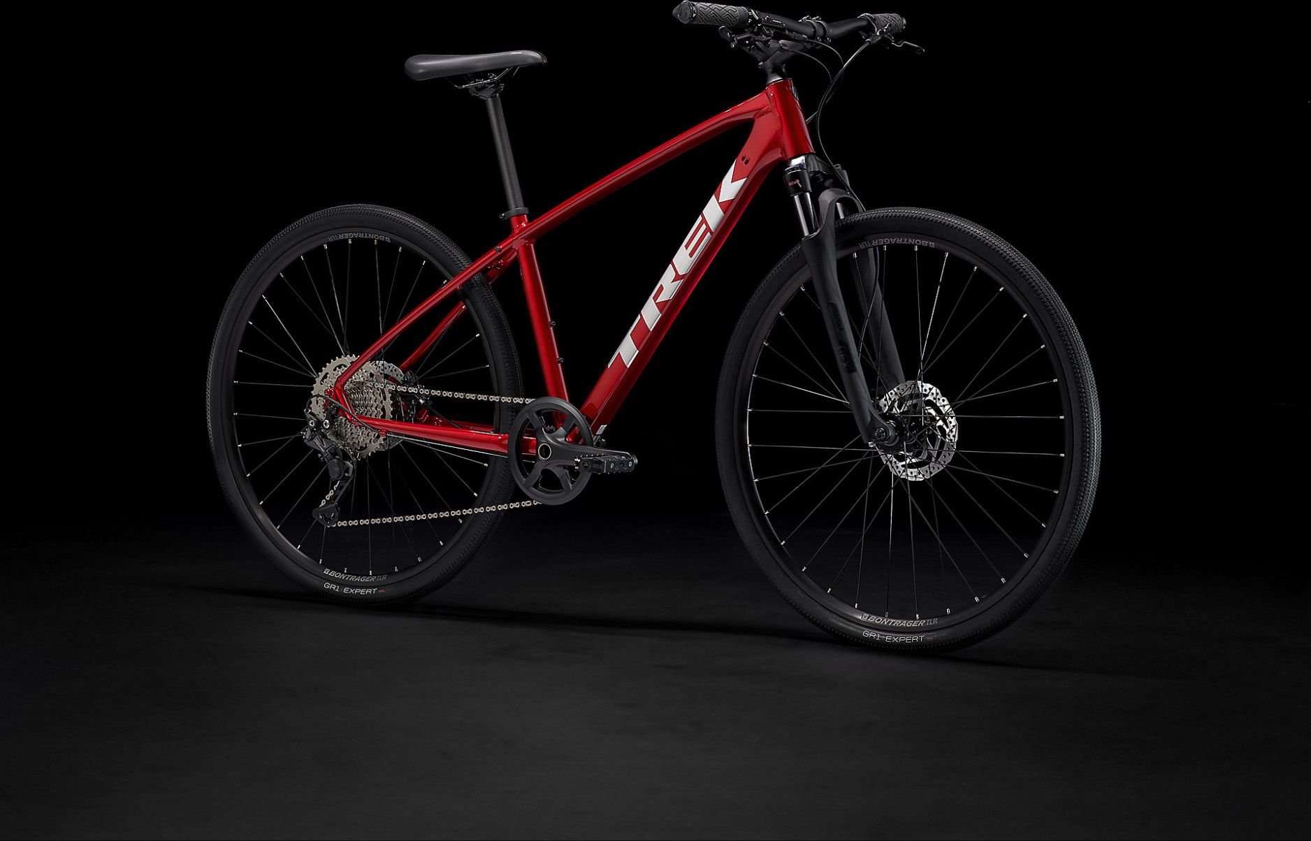 VTC Trek Dual Sport 3 Shimano Deore 10V 700 mm Red Rage 2022