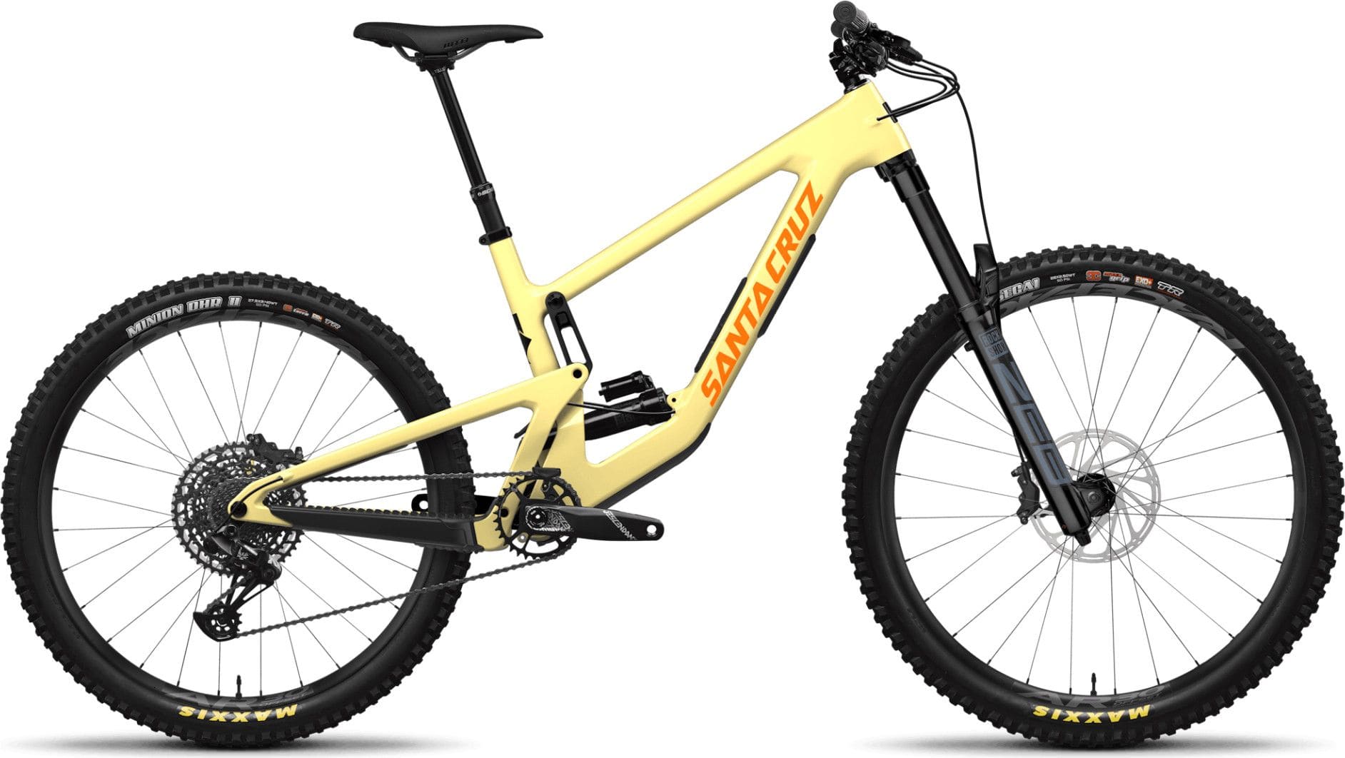 Santa Cruz Nomad 6 R Carbon C Full Suspension MTB Sram NX Eagle 12S MX 29 27.5 Yellow Orange 2024 Alltricks