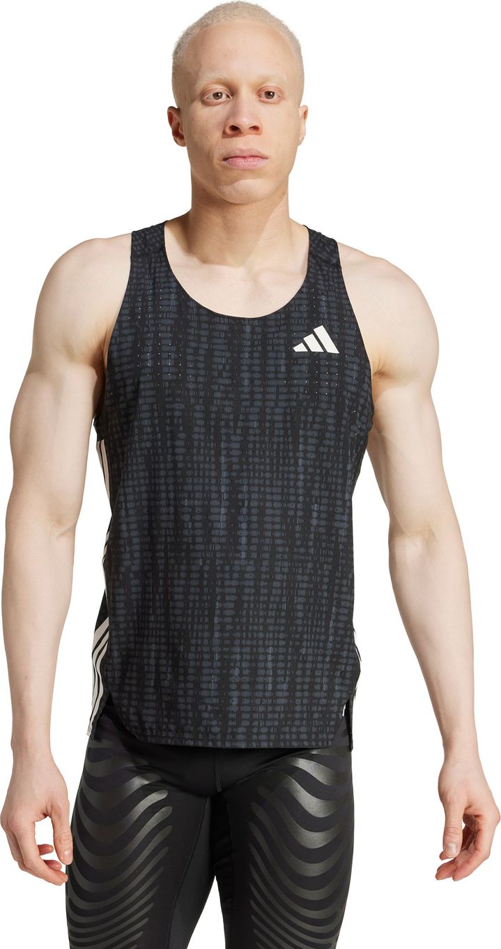 Tank top adidas Adizero Black Homme | Alltricks.com