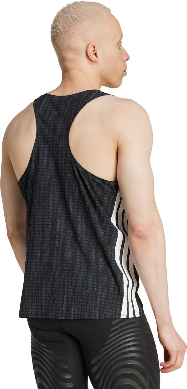 Tank top adidas Adizero Black Homme | Alltricks.com