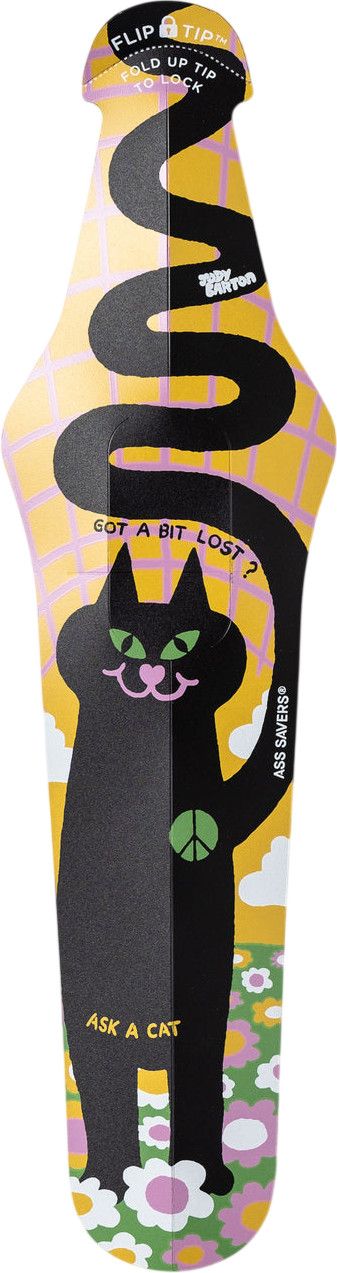 Ass Savers Regular Bits N' Peace Multicolor Saddle Mudguard