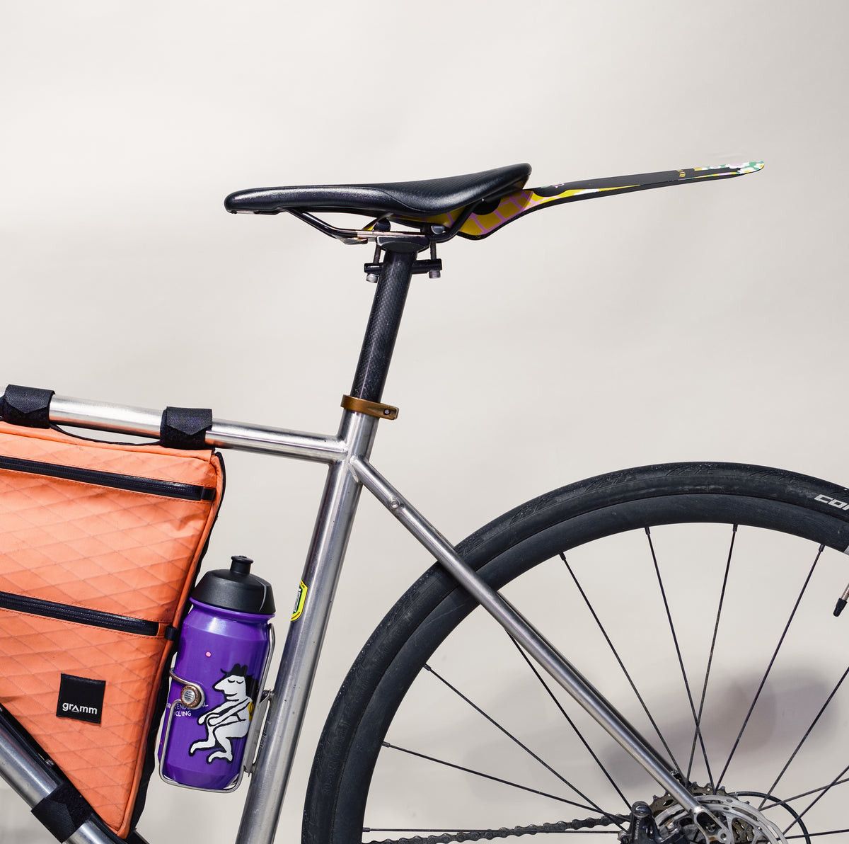 Ass Savers Regular Bits N' Peace Multicolor Saddle Mudguard