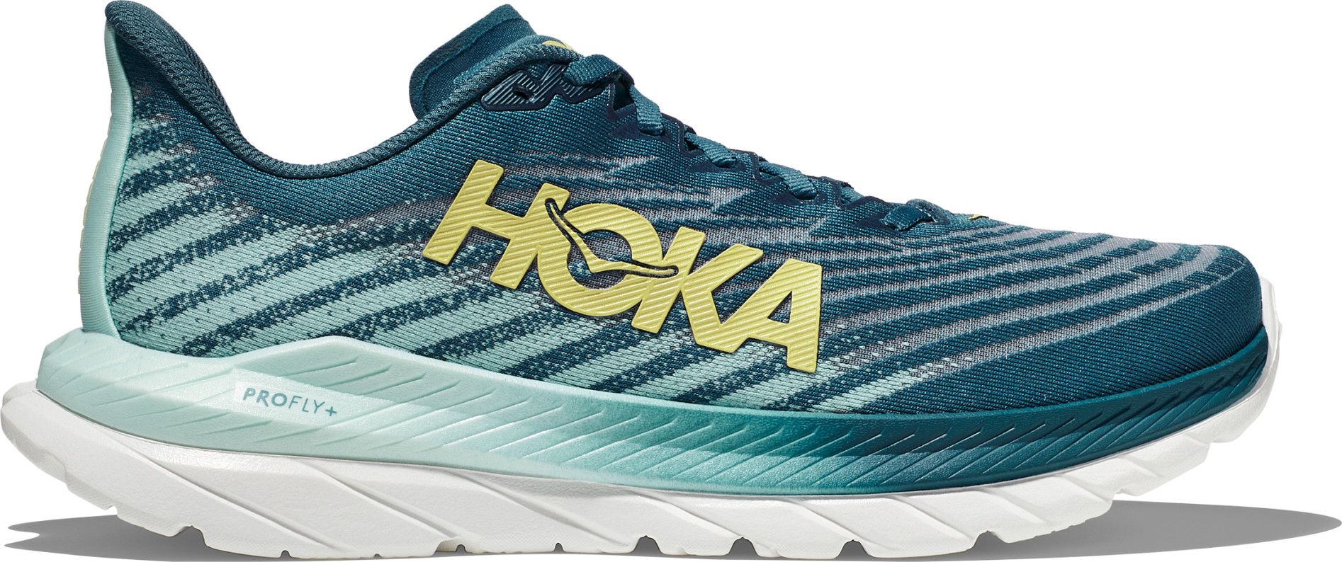 Hoka One One Mens Shoes Mach Profly ￼Running Shoe Blue /white Size 11  Athletic