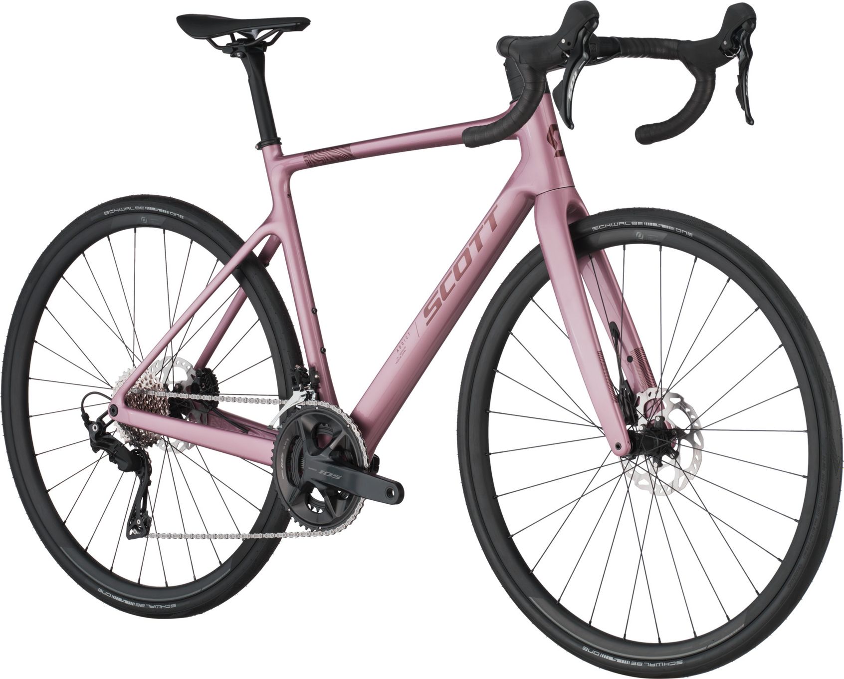 Elves Pink Road Bicycle Scott Addict 50 Shimano 105 12V 700 Mm